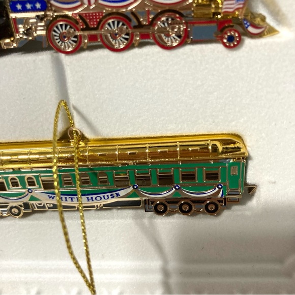 2014 White House Historical Association Box Train Set Christmas Ornaments - Picture 12 of 14